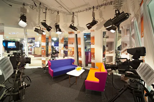 ETV televisions studio