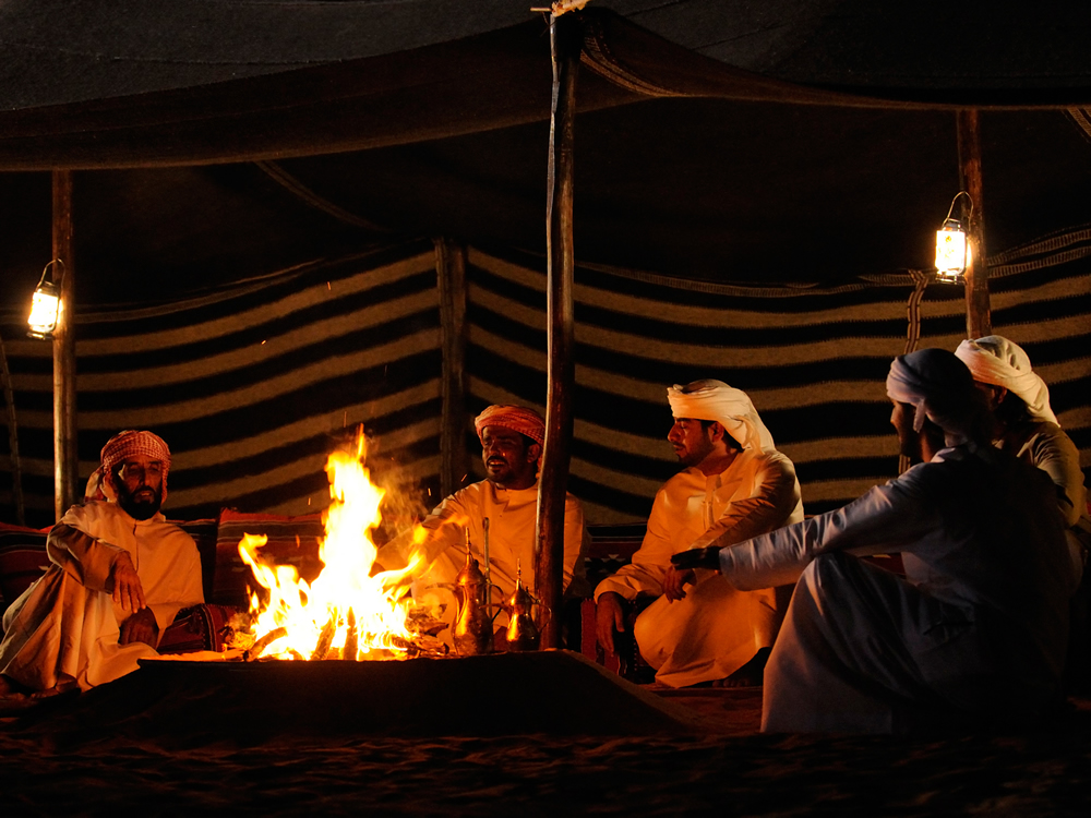 Bedouin campfire